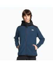 Polar męski The North Face ALPINE 200 FZ HOODY shady blue