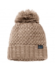 Czapka Jack Wolfskin HIGHLOFT KNIT CAP WOMEN beige