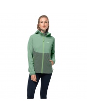 Kurtka damska Jack Wolfskin GO HIKE SOFTSHELL hgreen