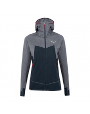 Bluza Salewa W PUEZ HYBRID HOODIE navy