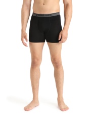 Bokserki męskie Icebreaker ANATOMICA BOXERS black