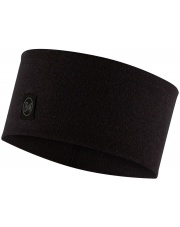Opaska Buff MERINO WIDE HEADBAND solid black 