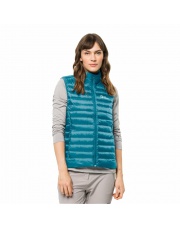 Kamizelka JACK WOLFSKIN PACK&GO DOWN WEST W freshwater blu