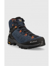 Buty Salewa MS ALP TRAINER 2 MID GTX dark denim fluo orange