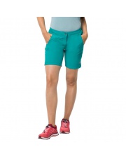 Spodenki damskie Jack Wolfskin HILL TOP TRAIL SHORTS aquamarine