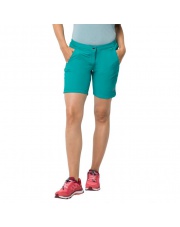 Spodenki Jack Wolfskin W HILL TOP TRAIL SHORTS aquamarine