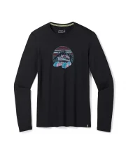 Koszulka Smartwool M SNOWCAT GRAPHIC TEE black