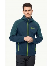 Kurtka Softshell Jack Wolfskin FELDBERG HOODY dark sea