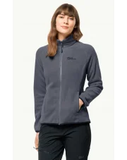 Bluza polarowa damska Jack Wolfskin MOONRISE FZ dolphin 