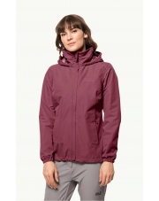 Kurtka damska Jack Wolfskin STORMY POINT 2L sangria red