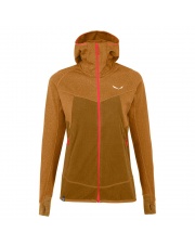 Bluza Salewa W PUEZ HYBRID HOODIE golden