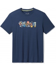 Koszulka Smartwool W FLORAL MEADOW deep navy