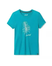 Koszulka Smartwool W SAGE PLANT deep lake