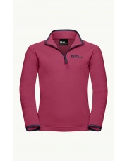 Bluza Jack Wolfskin K TAUNUS HALFZIP dark fuchsia