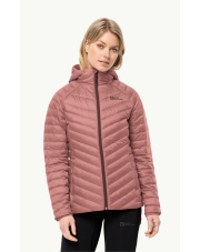 Kurtka puchowa 700 Jack Wolfskin W PASSAMANI HOODY blush