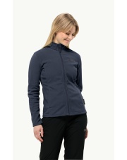 Bluza damska Jack Wolfskin TAUNUS FULLZIP night blue