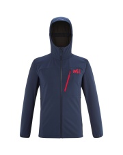 Kurtka softshel męska Millet MAGMA SHIELD HOODIE saphir
