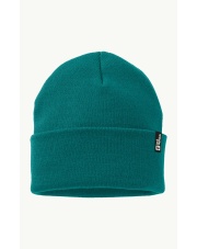 Czapka Jack Wolfskin RIB BEANIE sea green