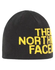 Czapka The North Face REVERSIBLE BANNER BEANIE black/gold