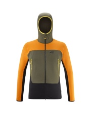 Bluza Millet FUSION GRID HOODY ivy/maracuja 