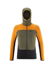 Bluza męska Millet FUSION GRID HOODY ivy/maracuja 