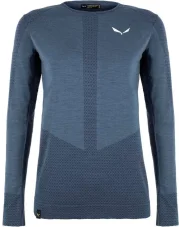 Koszulka Salewa Kids ZEBRU MED WARM denim