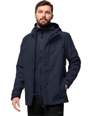 Kurtka męska Jack Wolfskin ALTENBERG 3w1 night blue