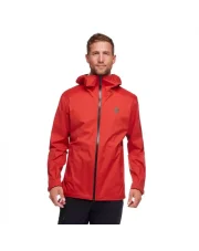 Kurtka męska Black Diamond STORMLINE STRETCH RAIN red rock