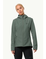 Kurtka damska Jack Wolfskin BORNBERG HOODY hedge green