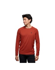Koszulka męska Black Diamond ALPENGLOW CREW burnt sienna