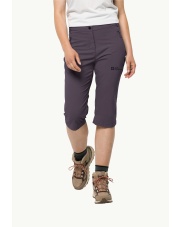 Spodnie damskie Jack Wolfskin ACTIVATE LIGHT 3/4 dark grape