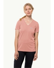 Koszulka damska Jack Wolfskin CROSSTRAIL rose dawn