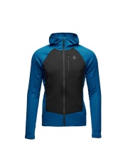 Bluza męska Black Diamond COEFFICIENT HYBRID HOODY kingfisher/black