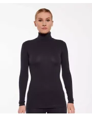 Bluzka damska Brubeck COMFORT MERINO black