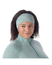 Opaska merino Smartwool HEADBAND Colorblock arctic green / digi snow