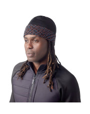 Czapka merino Smartwool REVERSIBLE CUFFED BEANIE black retro line
