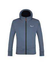 Bluza męska Salewa PUEZ POLARLITE® HOODED JKT java blue