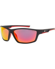 Okulary Gog E115-4P SPIRE matt black/red mirror (cat.3)
