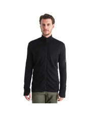 Bluza męska Icebreaker QUANTUM IV LS ZIP black