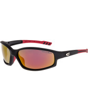 Okulary Gog E228-2P CALYPSO matt black/red mirror (cat.3)