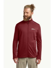 Bluza JACK WOLFSKIN KOLBENBERG FZ deep ruby