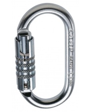 Karabinek stalowy Camp OVAL PRO 3LOCK